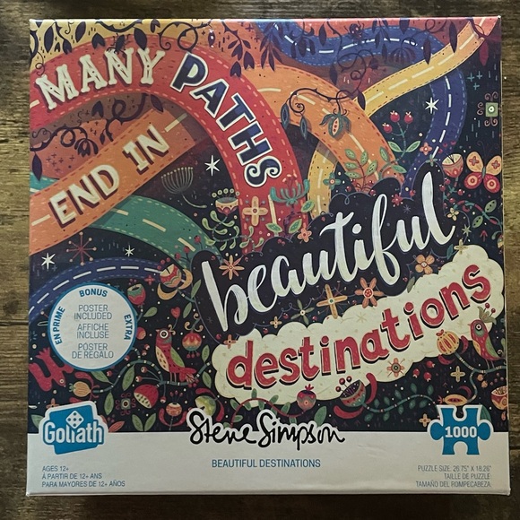 Other - COMPLETE 1000 piece Goliath Beautiful Destinations Puzzle